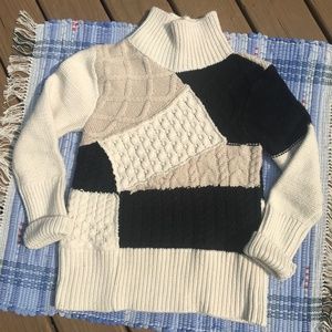 Turtle Neck Chunky Knit Sweater